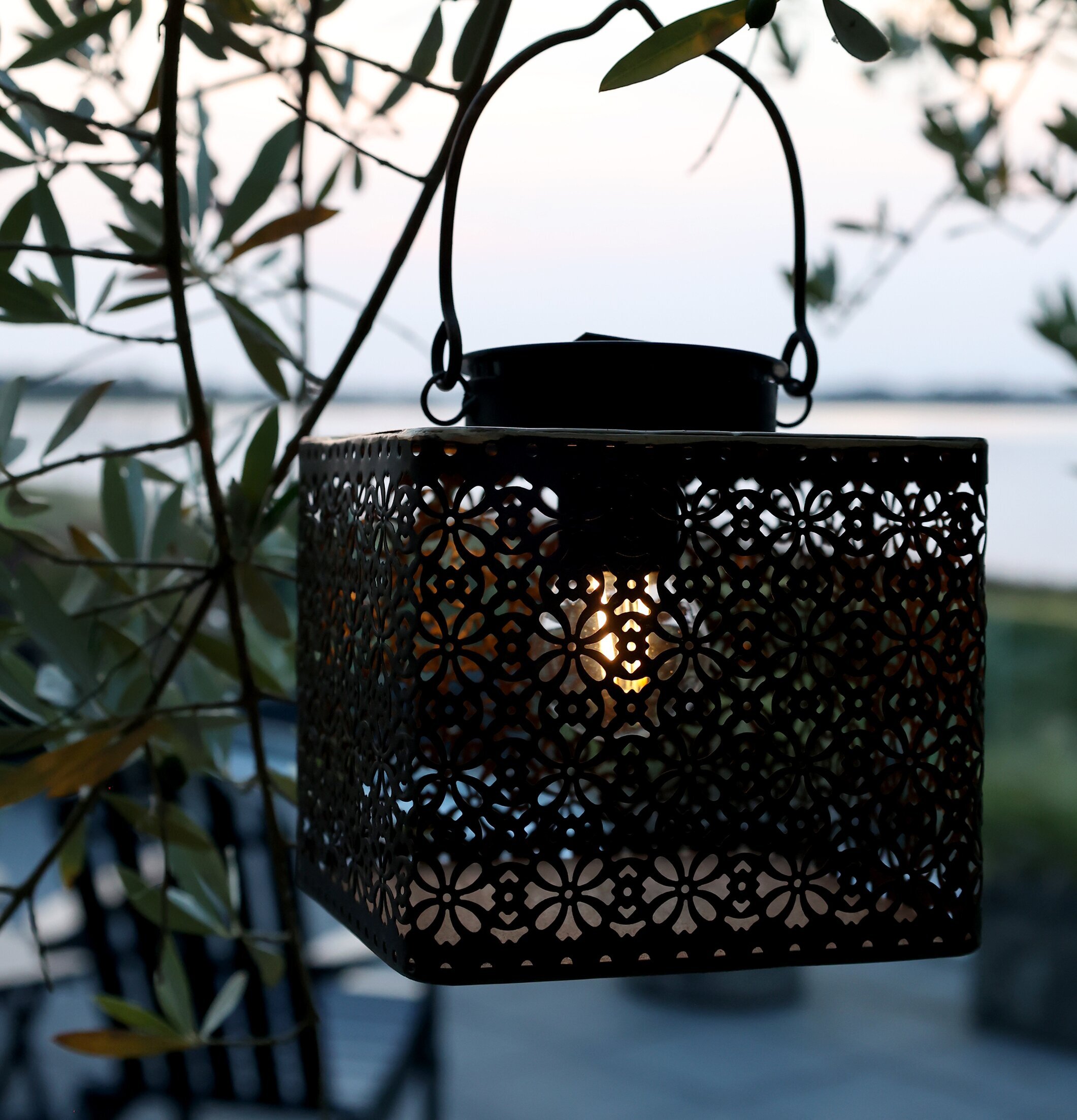 Solcellslanterna LED Chic Antique Solcellsbelysning & solcellsdekoration