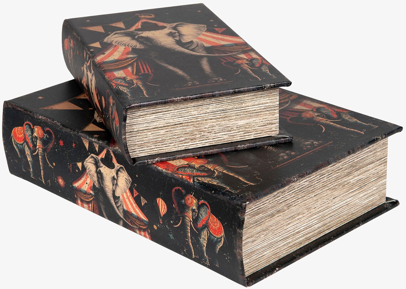 Boklåda Cirkuselefant A Lot Decoration Övrig prydnad/dekoration för inredning innemiljö