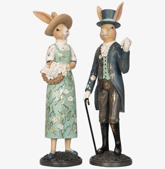 Bild av charmiga harfigurer i elegant och unik design