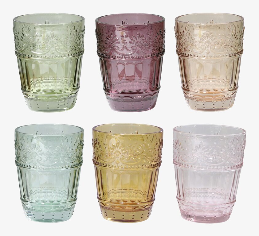 Saint-Émilion Tumblerglas Chic Antique Dryckesglas Dricksglas Glas för dryck Plastglas
