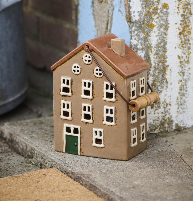 Ljuslykta Nyhavn Brun IB Laursen Lyktor Endless Light Ljuslyktor