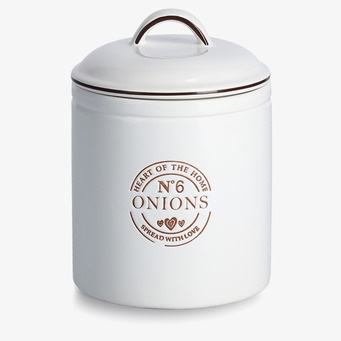 Bild av stilren och praktisk förvaringsburk för lök