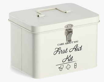 Bild av stilren första hjälpen-låda med praktisk design