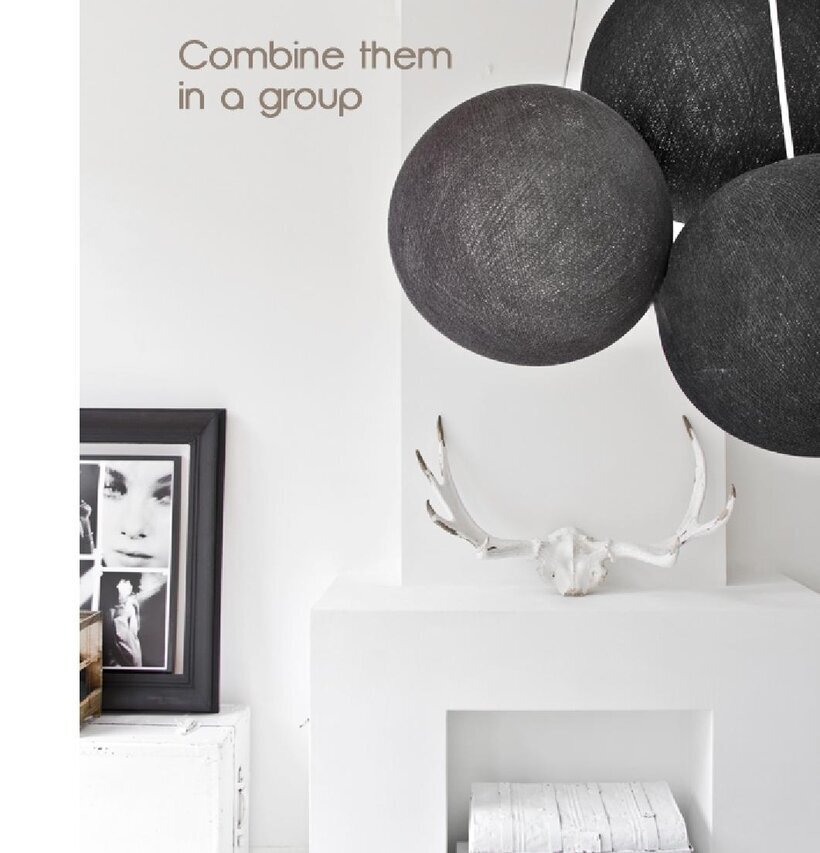 Trio Hängsystem Taklampa från Happy Lights i ett vitt rum