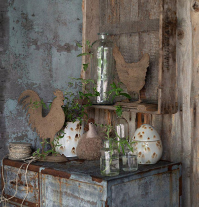 Bild av rustik påskinredning med charm och nostalgi