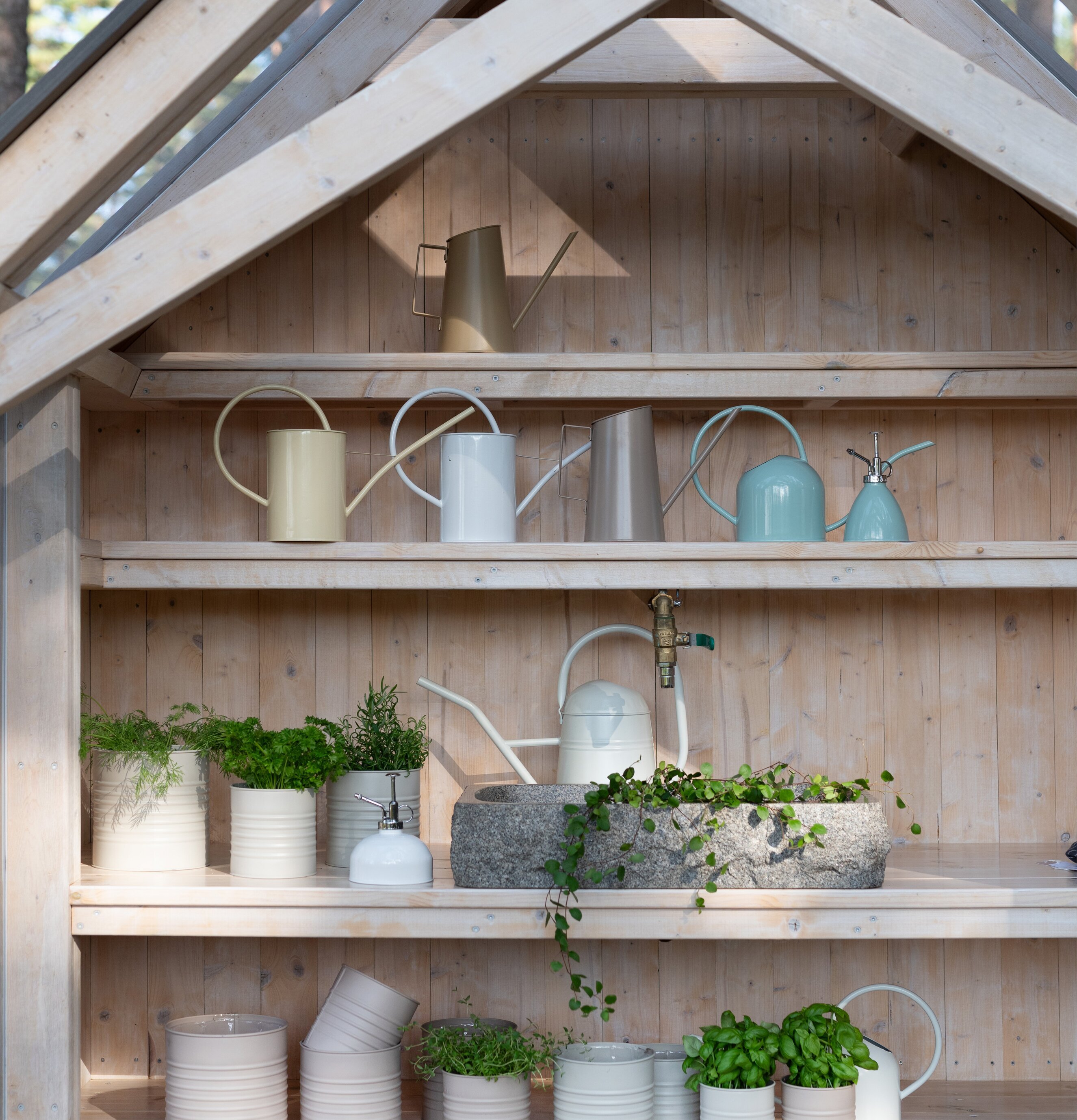 Vattenkanna Savanna Vit Wikholm Form Vattenkannor för inomhusbruk utomhusbruk