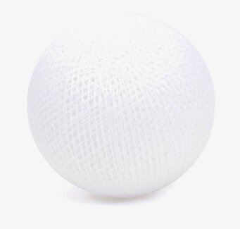Bild av vit boll med unik textur och elegant design