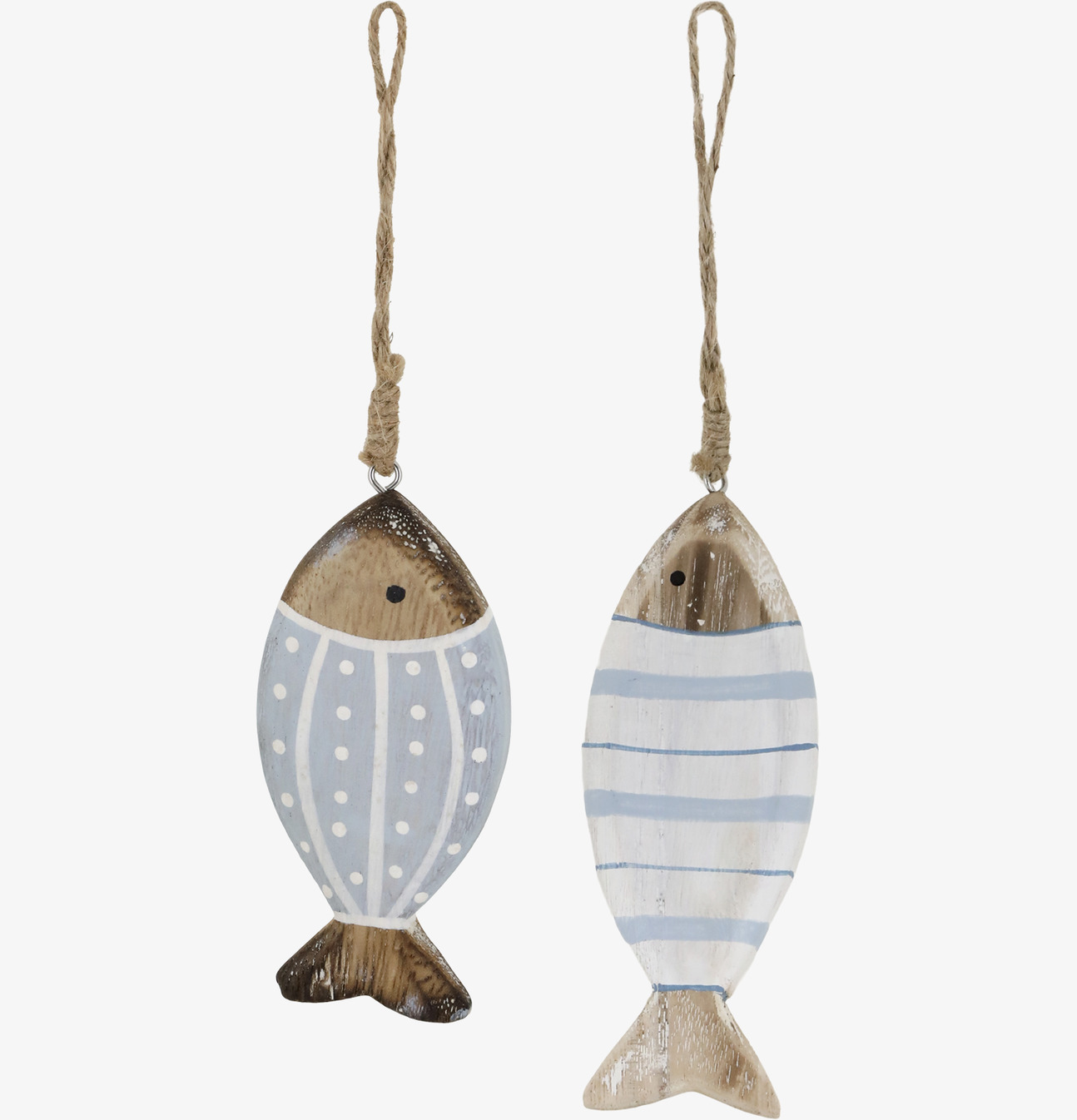 Deco Hängande Fisk Set/2 Chic Antique Övrig prydnad/dekoration för inredning innemiljö