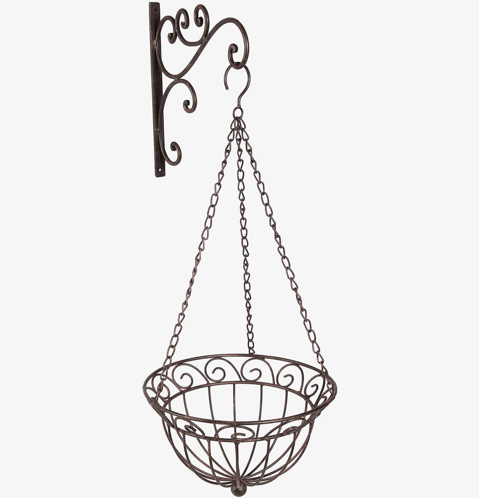 Hängande Ampel Inkl Väggkrok Antik Brun Ambiente Haus Amplar Övrig prydnad/dekoration för inredning utemiljö