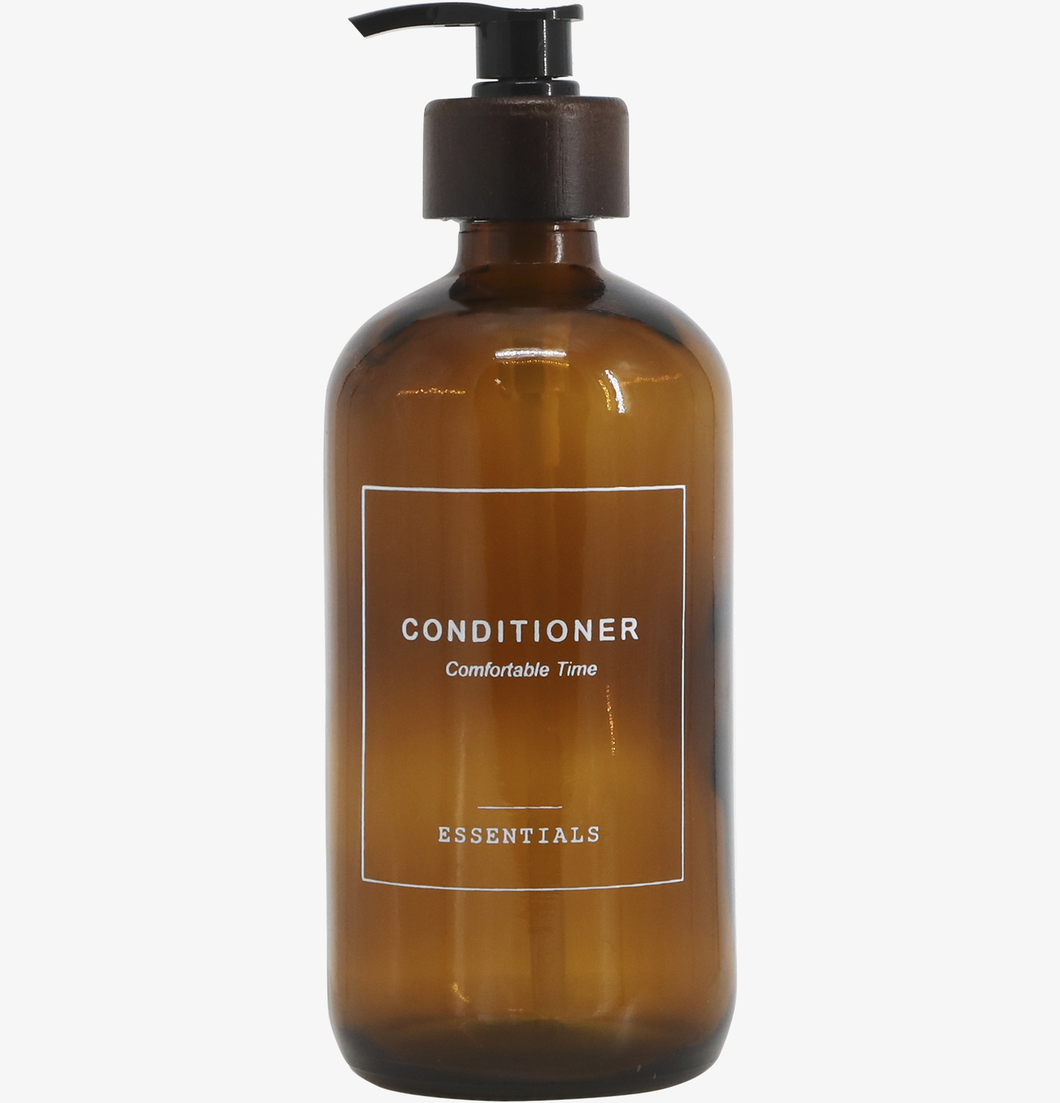 Glasflaska Pump Balsam Mocca Chic Antique för inredning