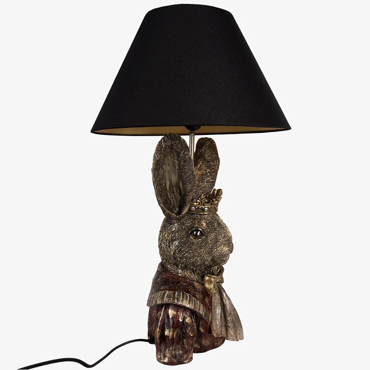 Bordslampa Kanin Antik H61cm Clayre & Eef Lampor Taklampor Golvlampor Bordslampor LED-lampor Ledlampor Fönsterlampor Ljusslingor för