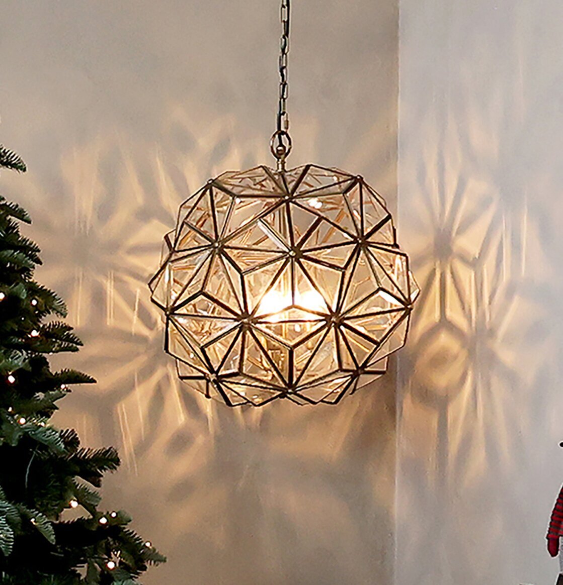 Taklampa Antik Mässing Chic Antique Lampor Taklampor Golvlampor Bordslampor LED-lampor Ledlampor Fönsterlampor Ljusslingor för dekoration