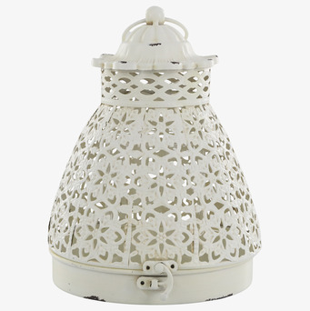 Bild av dekorativ ljuslykta med vintageinspirerad design