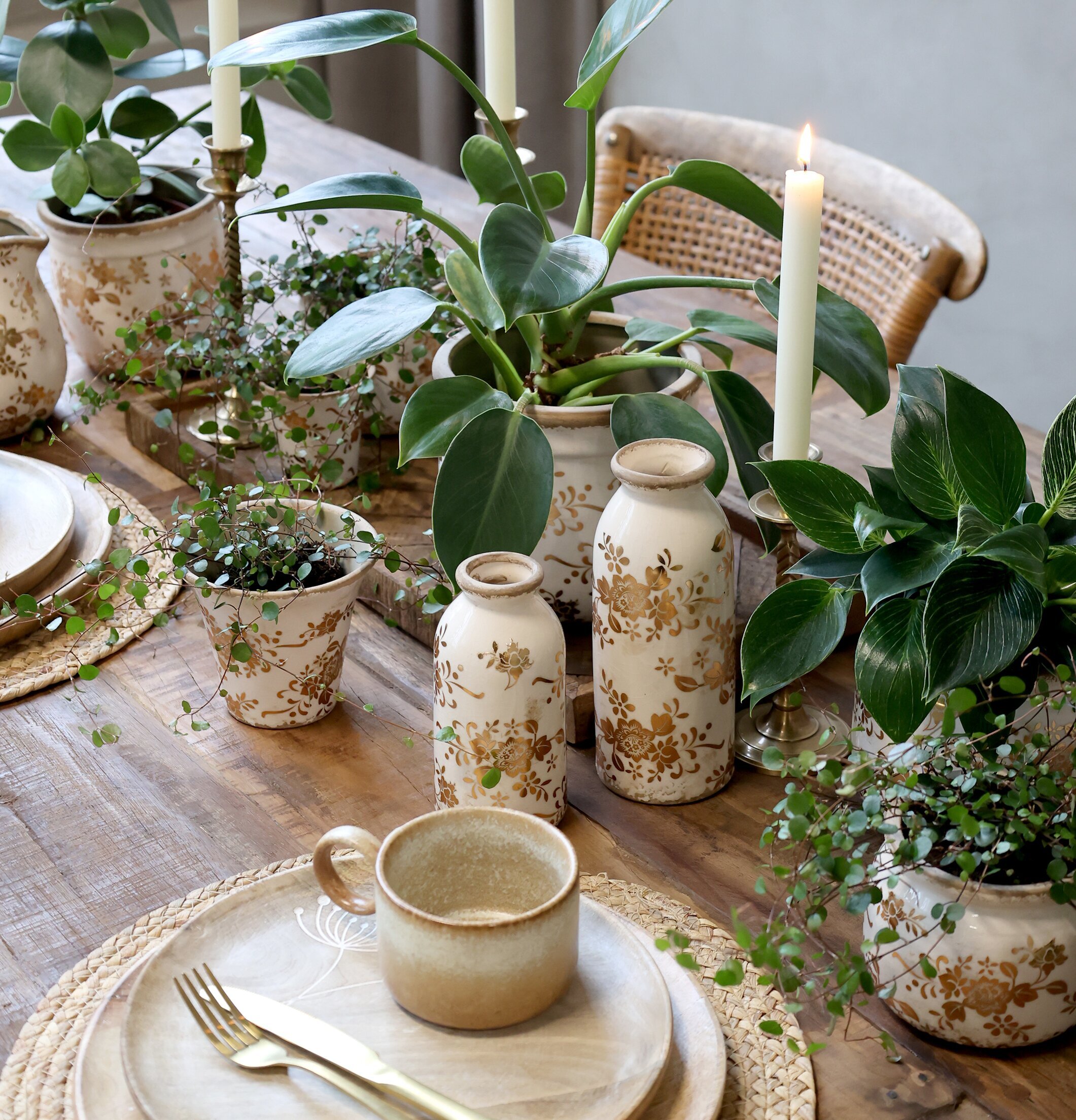 Dekorationsvas Melun Jubileum Limited Edition Kruka Ø12.5cm Ø9cm Chic Antique Vaser Övrig prydnad/dekoration för inredning innemiljö