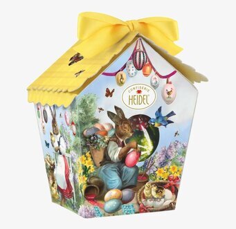 Bild av förtjusande påskförpackning med kaninmotiv