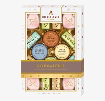 Bild av elegant presentask med exklusiv nougatdesign