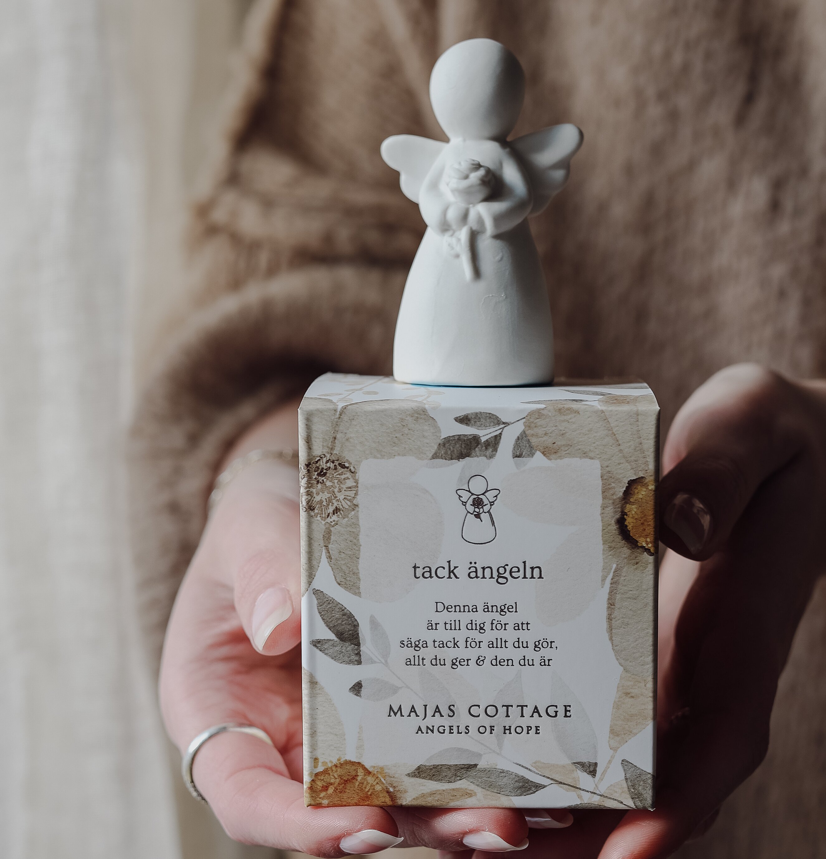Tack Ängeln Inkl Gåvobox Majas Cottage Övrig prydnad/dekoration för inredning innemiljö