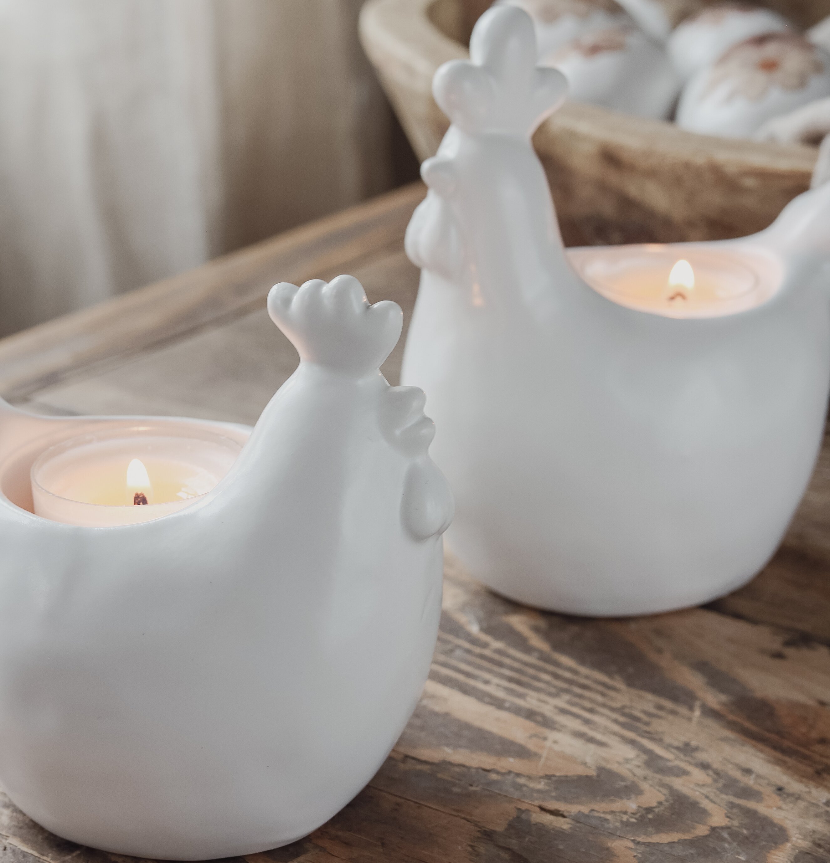 Ljuslykta Tupp Matt Vit Majas Cottage Ljusstakar Adventsstakar Ljushållare Ljushyllor Lyktor Endless Light Ljuslyktor