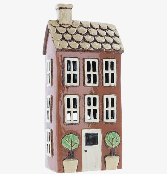 Ljuslykta Village Pottery - Garden House Brick Joe Davies Lyktor Endless Light Ljuslyktor