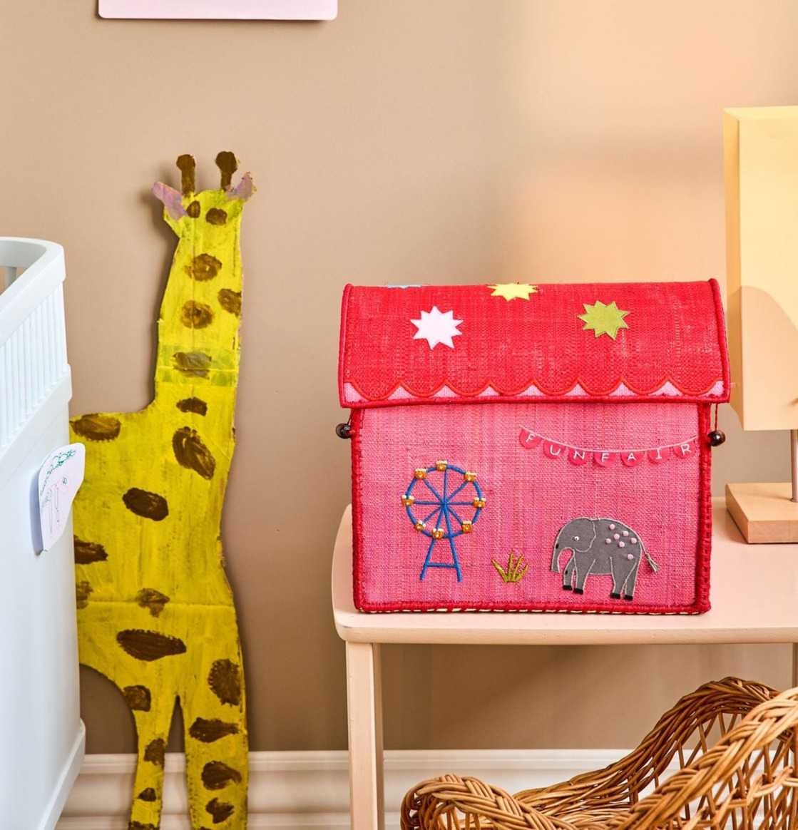 Förvaringshus Fun Fair Theme Pink Rice