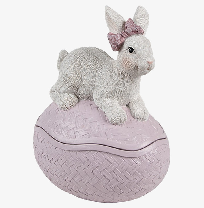 Påskägg Kanin Rosa Clayre & Eef Kaniner för prydnad/dekoration Prydnadskaniner Dekorationskaniner Bunnys dekoration