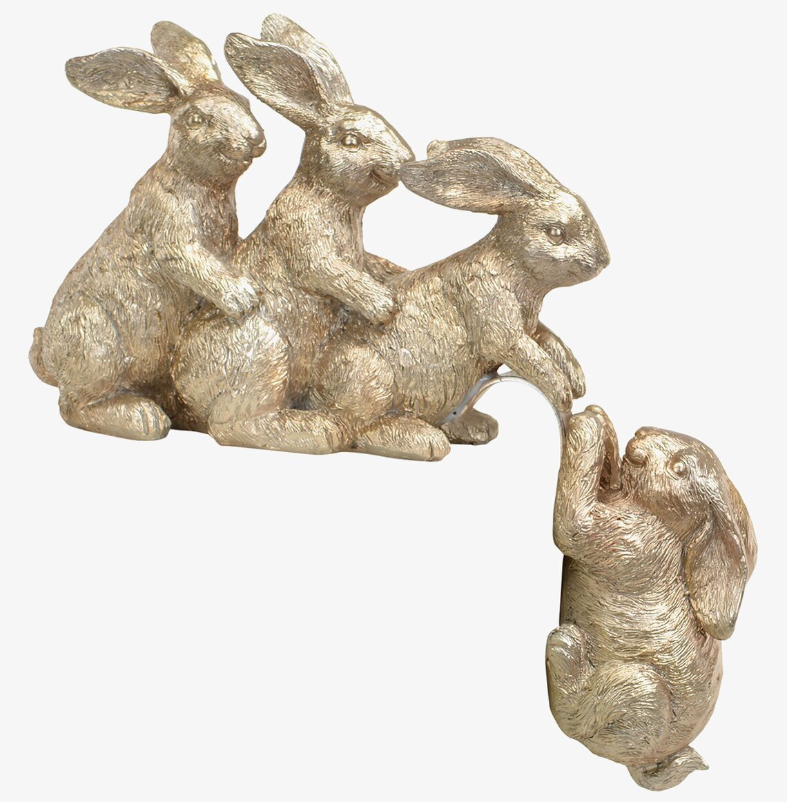 Hare Bästa Vänner Poly A Lot Decoration Kaniner för prydnad/dekoration Prydnadskaniner Dekorationskaniner Bunnys dekoration