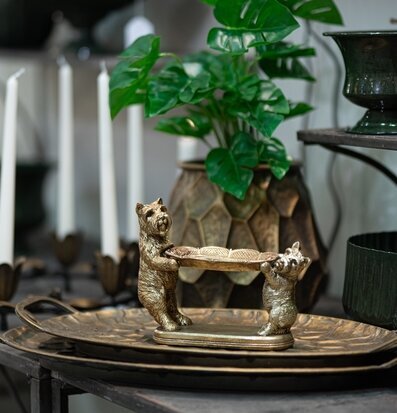 Bild av elegant arrangerade dekorativa föremål hemma