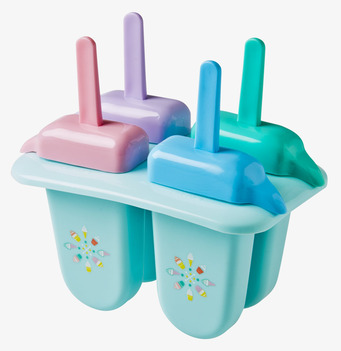 Bild av färgglad och lekfull glassform för isglassar