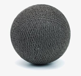 Bild av stilren grå boll med subtil textur och design