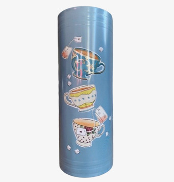 Bild av charmerande förvaringsburk med tekoppar