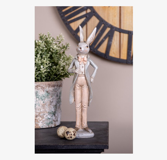 Bild av dekorativ kaninfigur med elegant och klassisk stil