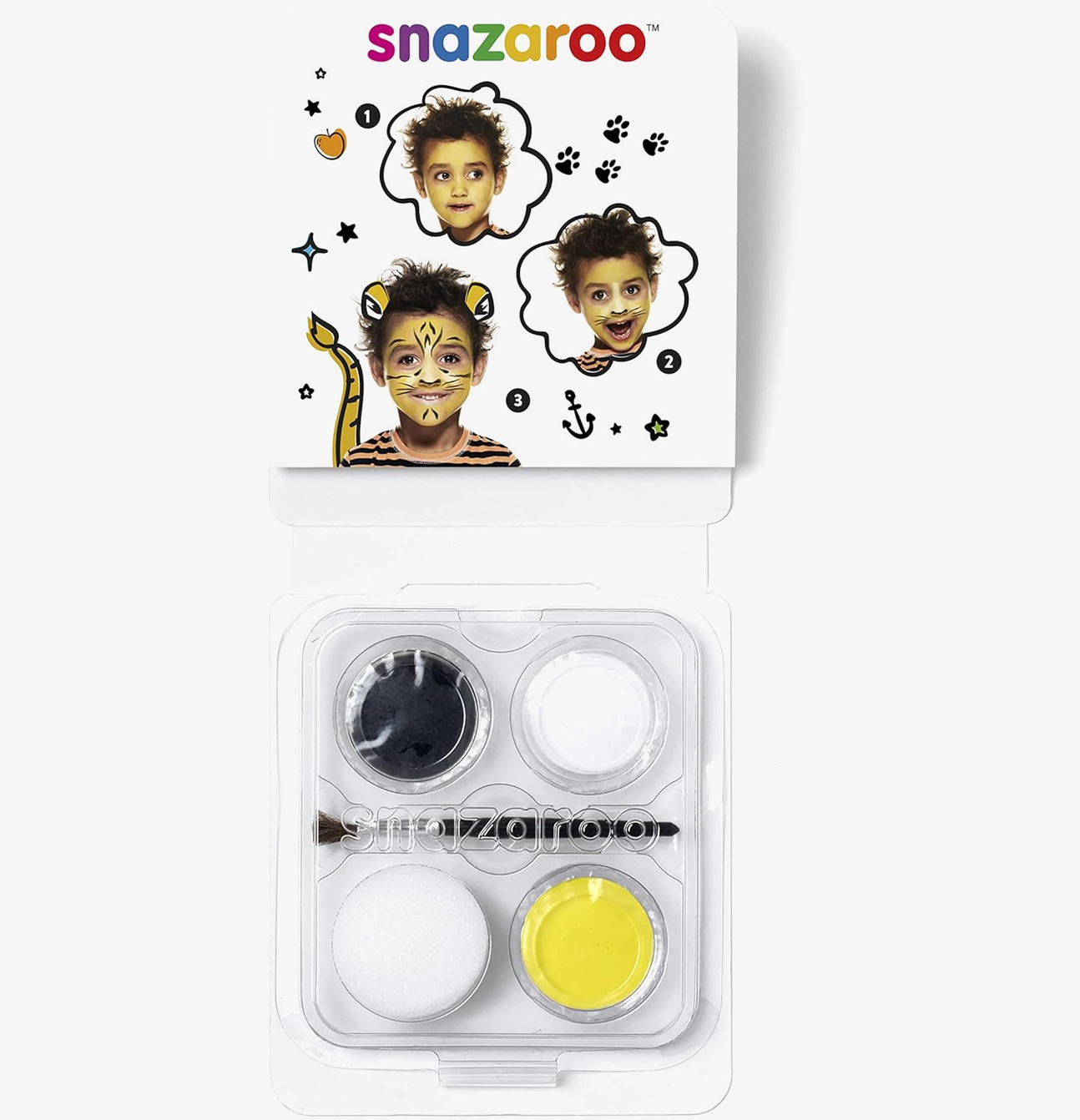 Ansiktsfärg Mini Tiger Snazaroo - Paket
