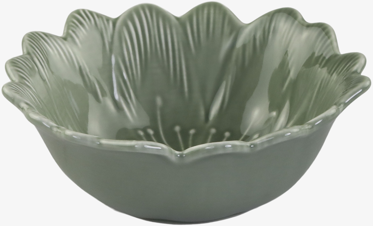 Skål Blomma Grön Chic Antique Skålar att äta ur tilltugg Såskannor/Vispskål servering Matlådor Förvaring av lunch/mat