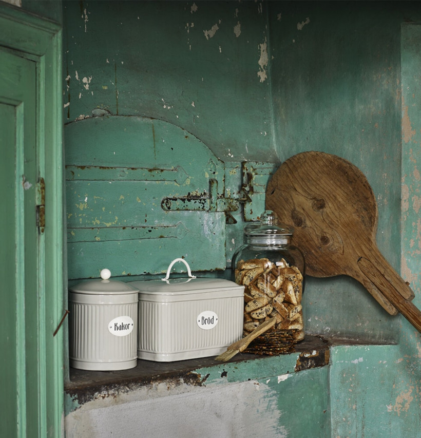 Plåtburk Hugo Kakor Beige Strömshaga Plåtburkar Metallburkar