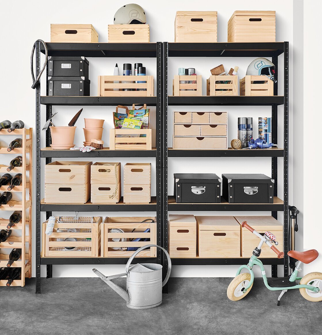 Vinställ Golv 54 Flaskor Zeller Stora vinställ