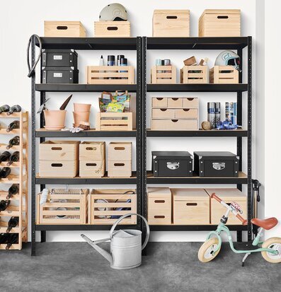 Bild av välorganiserad förvaring med stil och funktion