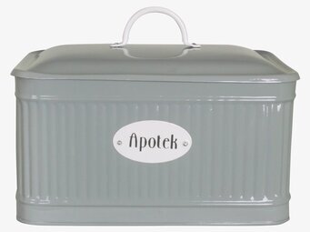 Bild av grön plåtburk med retroinspirerad design