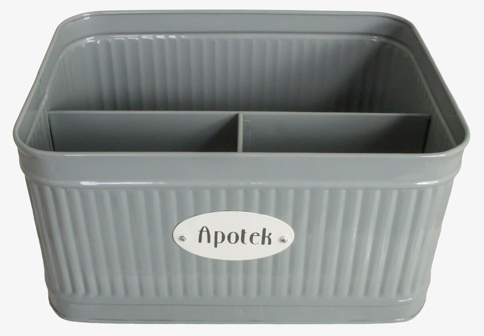 Plåtburk Hugo Apotek Grön Strömshaga Medicinskåp Plåtburkar Metallburkar