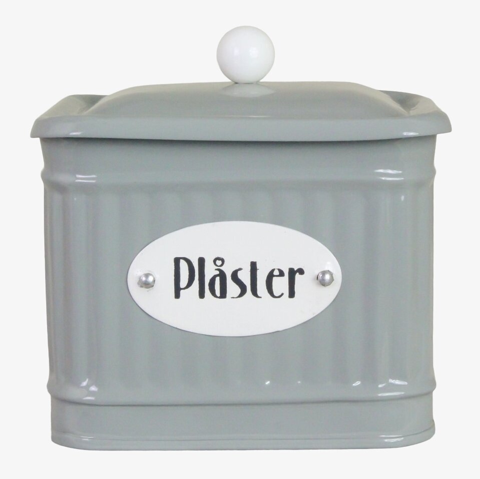 Plåtburk Hugo Plåster Grön Strömshaga Plåtburkar Metallburkar