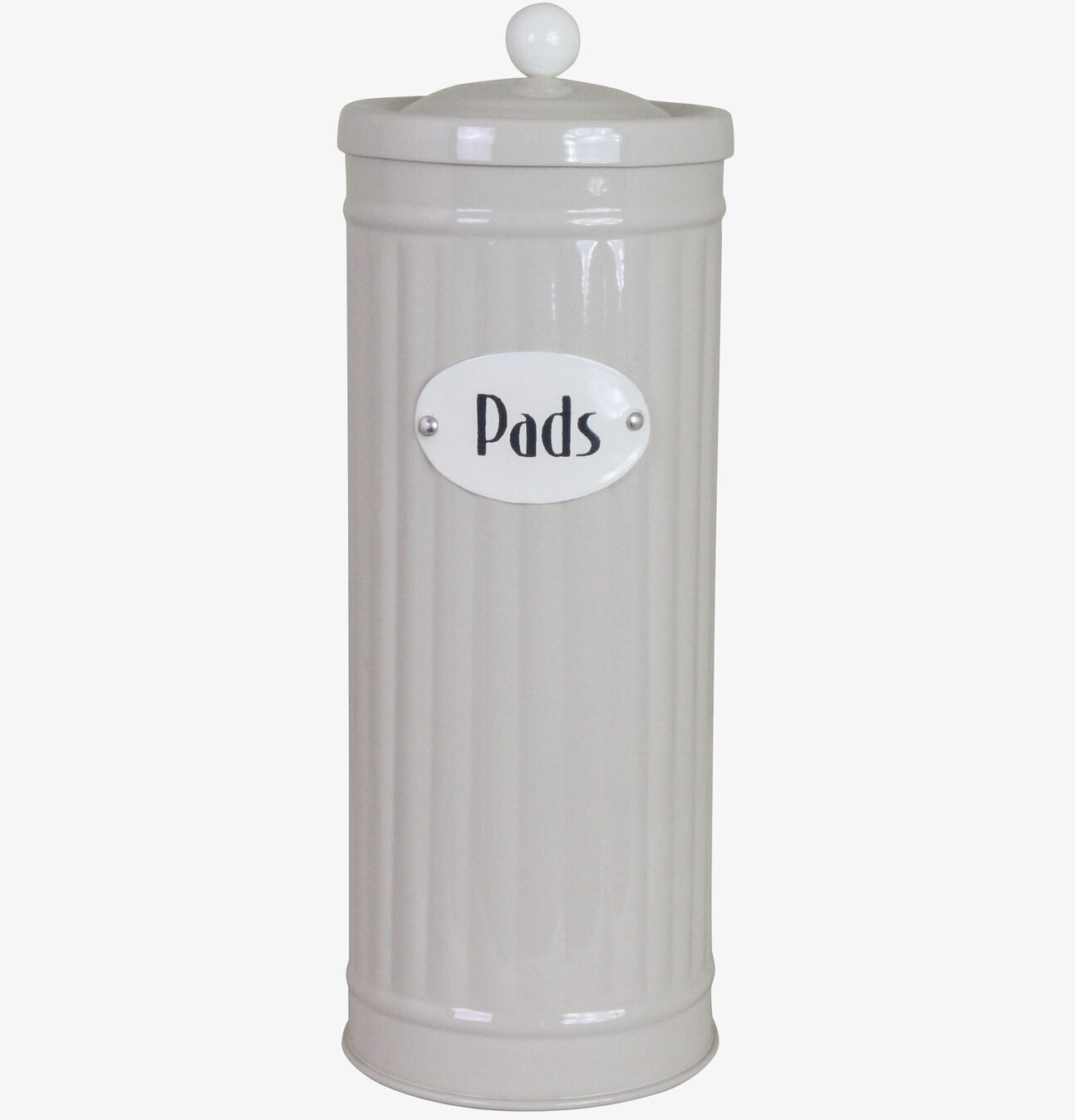 Plåtburk Hugo Pads Beige Strömshaga Plåtburkar Metallburkar