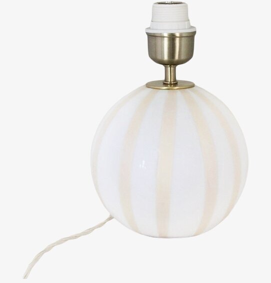Lampfot Alba Opal Beige/Vit Strömshaga Lampor Taklampor Golvlampor Bordslampor LED-lampor Ledlampor Fönsterlampor Ljusslingor för dekoration