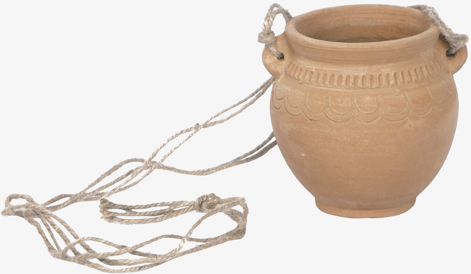 Bild av terrakottafärgad ampel för stilren inredning