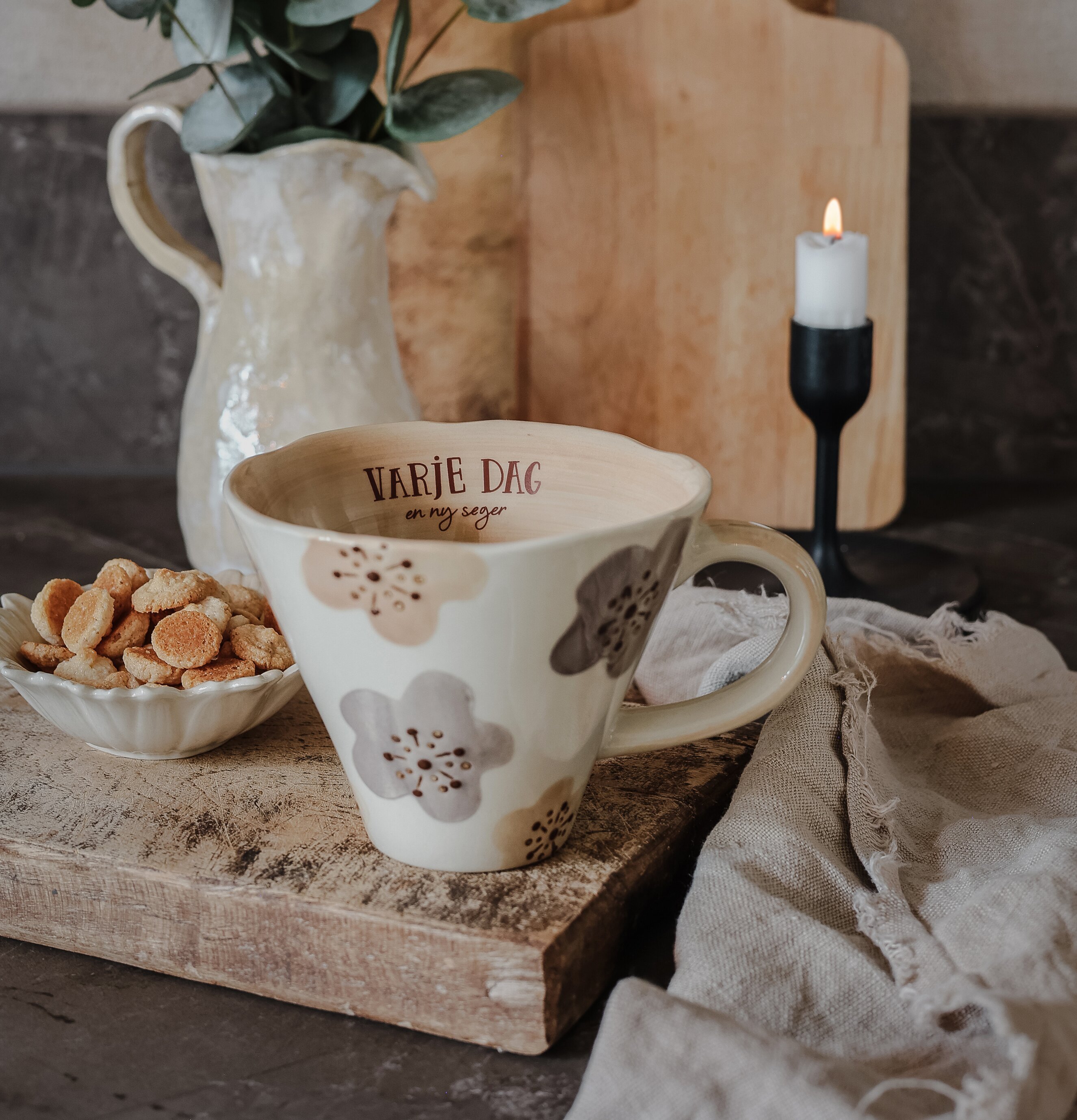 Mugg Varje dag en ny seger - Majas Cottage Muggar/koppar i porslin, keramik, papper eller biologiskt