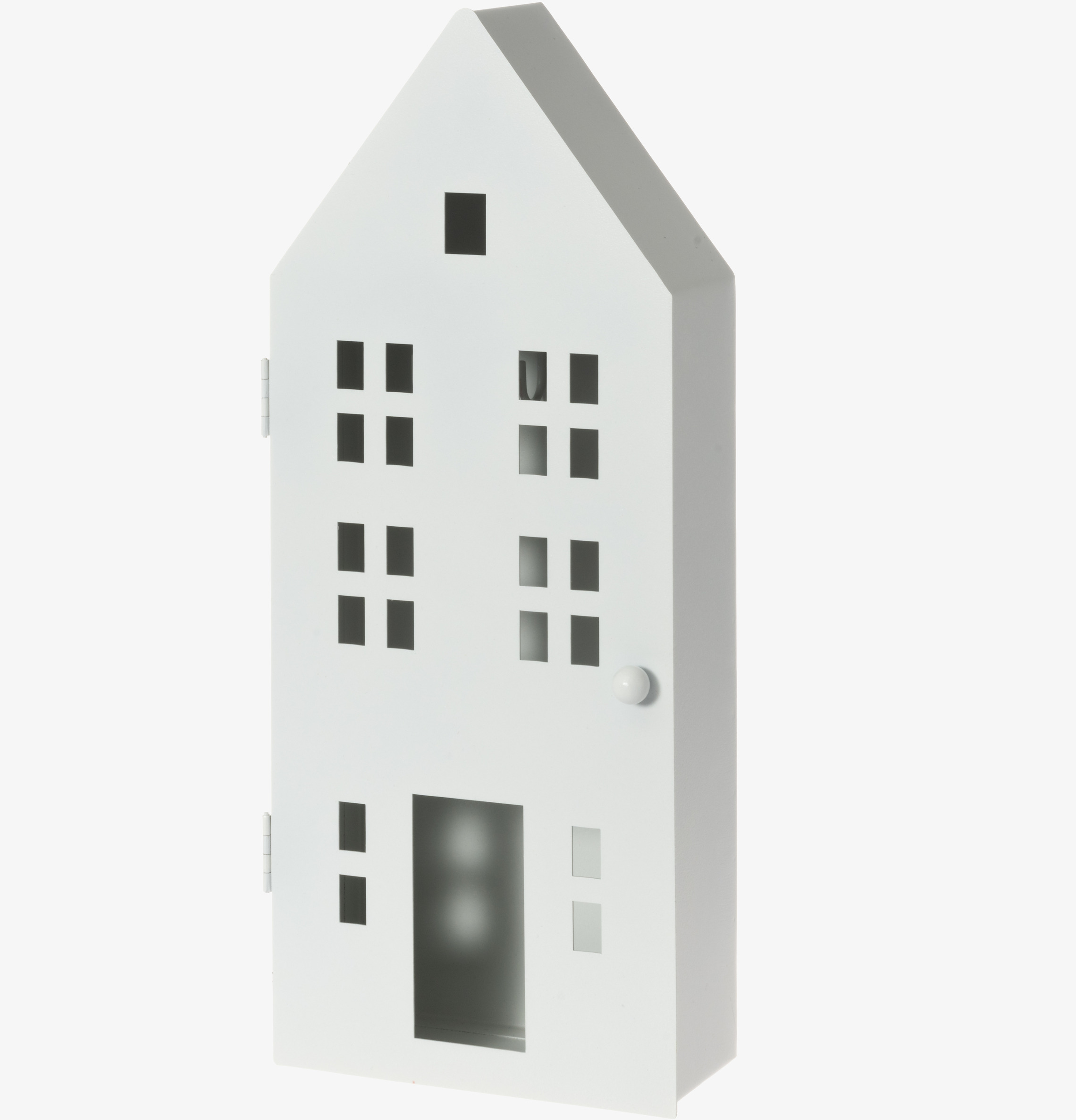 Nyckelskåp Hus Vit 4Living Nyckelförvaring Nyckelhängare