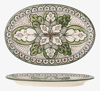 Bild av serveringsfat med intrikat mönster och design