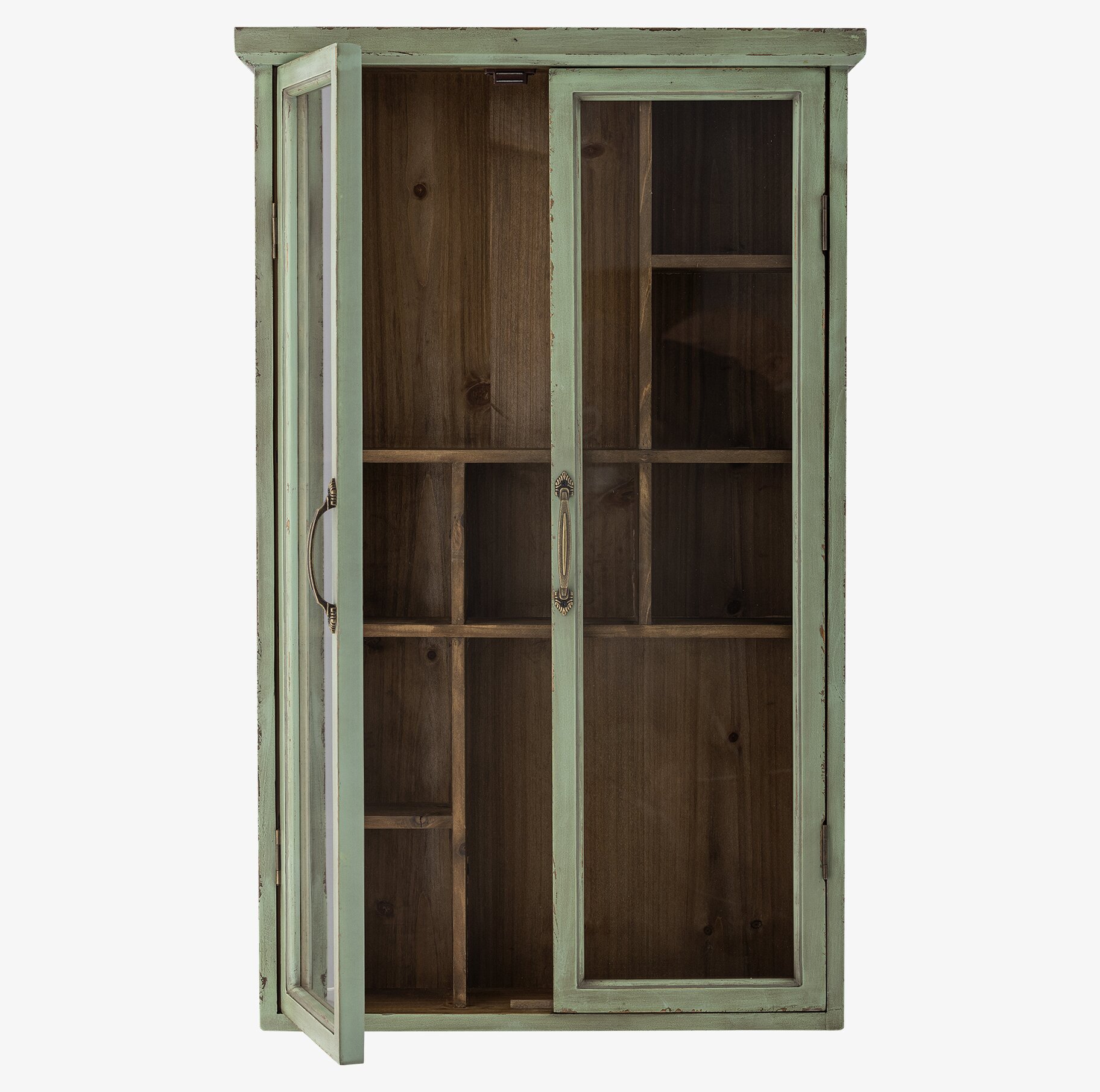 Väggskåp Hazem Grön Bloomingville Skåp (ej för nycklar eller medicin) Vägghyllor som mer är en möbel