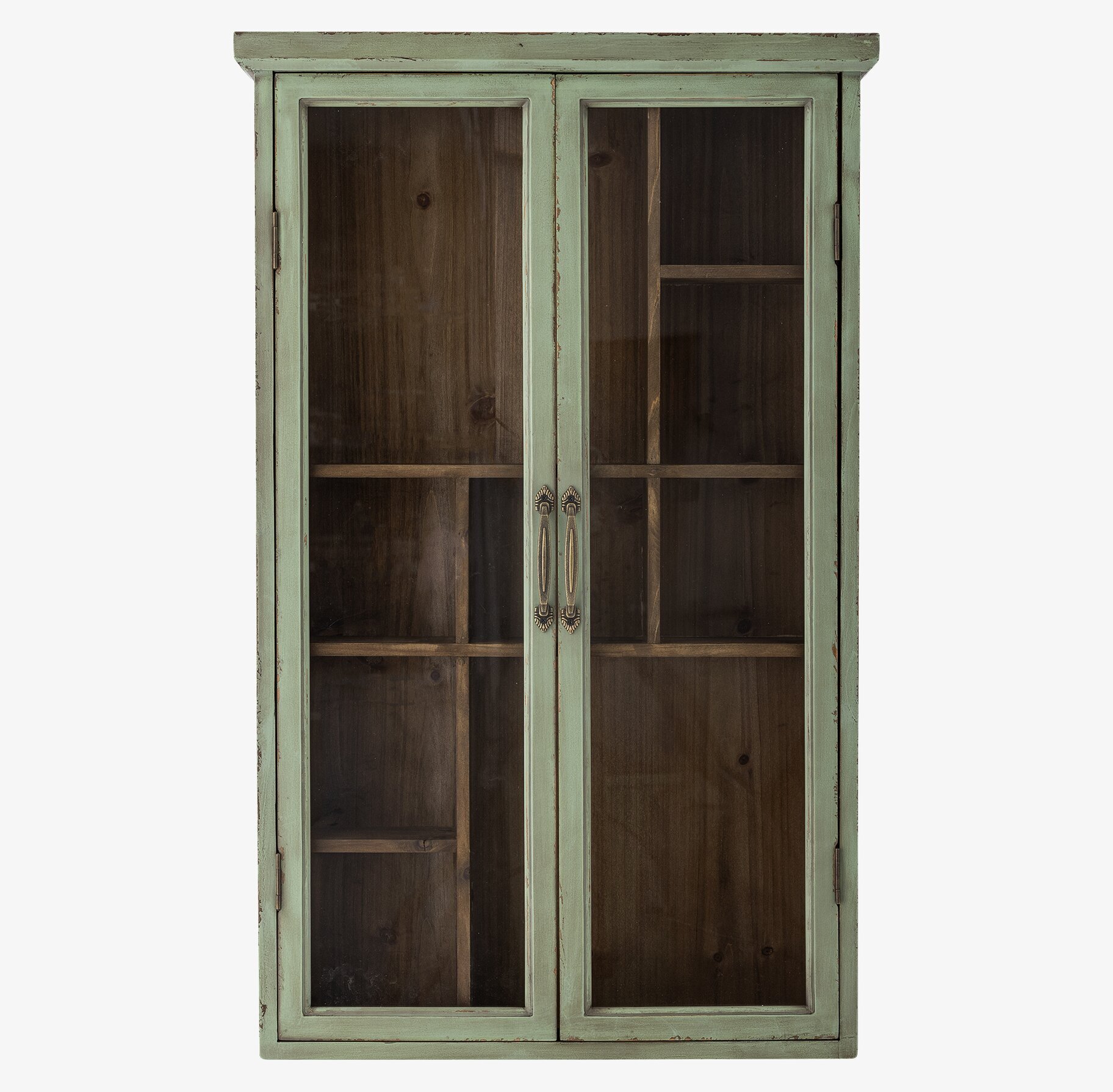 Väggskåp Hazem Grön Bloomingville Skåp (ej för nycklar eller medicin) Vägghyllor som mer är en möbel