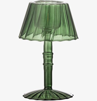 Bild av stilren grön ljusstake för harmonisk heminredning