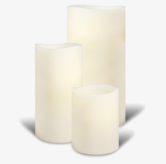 Enjoy Candles Nordic White Smooth LED-ljus från Enjoy Candles