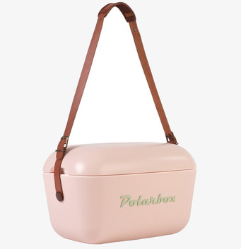 Bild av stilren kylväska i nude med praktisk design